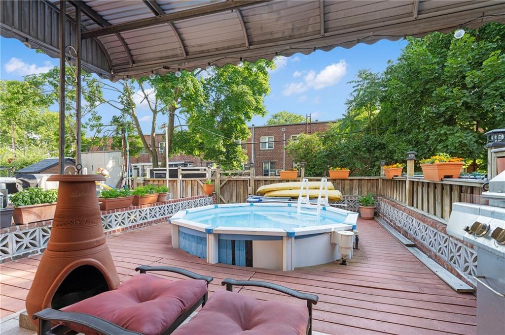 2472 Stuart Street Brooklyn, NY 11229 - Photo 25 of 28 a view of a balcony with a patio