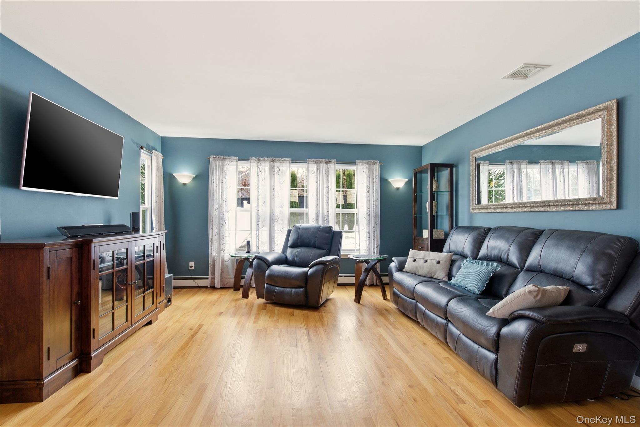 4 Macintosh Lane Selden, NY 11784 - Photo 7 of 30 a living room with furniture and a flat screen tv