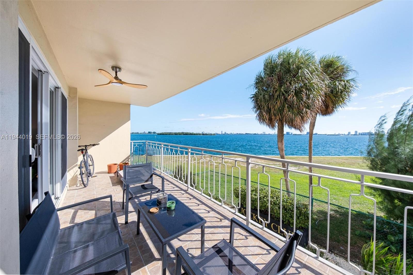 11111 Biscayne Boulevard, Unit 2D Miami, FL 33181 - Photo 12 of 26 a view of a balcony with furniture
