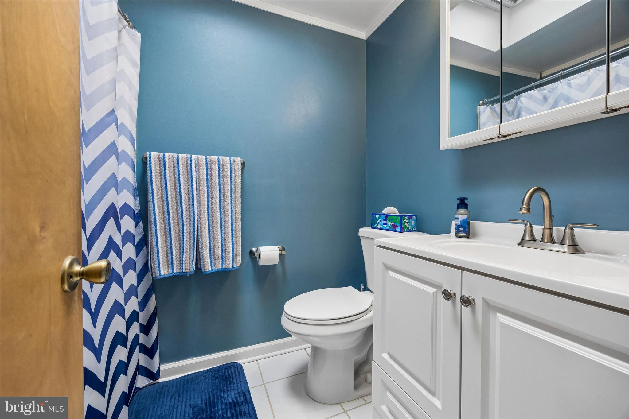 3212 Atmore Road Philadelphia, PA 19154 - Photo 15 of 25 a bathroom with a toilet sink and mirror