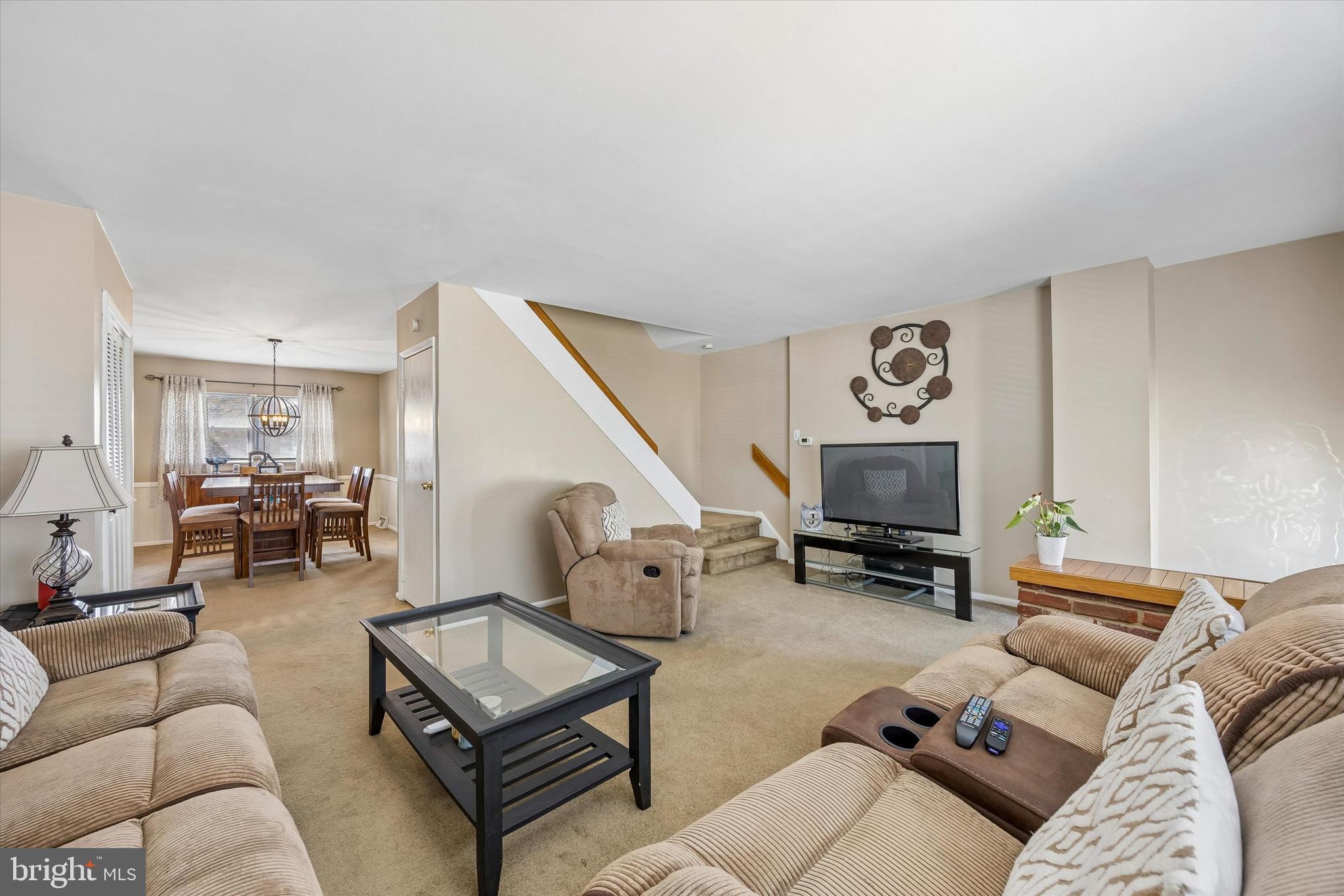 3212 Atmore Road Philadelphia, PA 19154 - Photo 5 of 25 a living room with furniture and a flat screen tv
