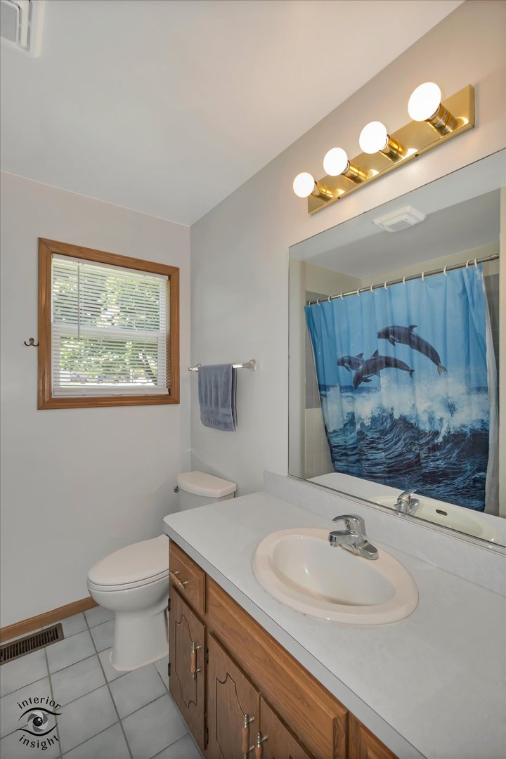 930 Meadowbrook Road Elwood, IL 60421 - Photo 14 of 25 a bathroom with a sink a toilet and mirror