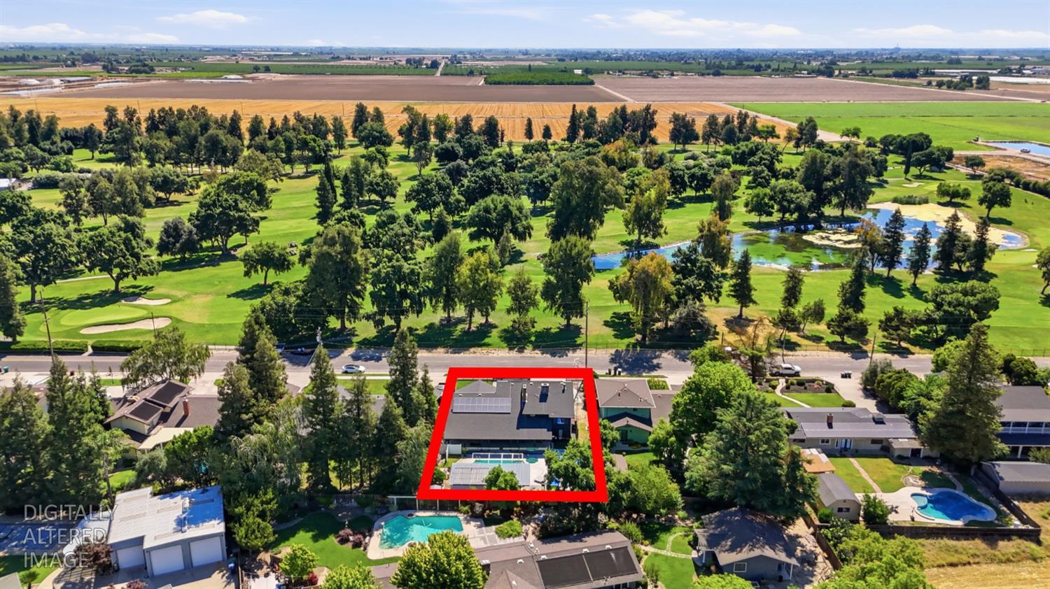 10401 Golf Link Road Turlock, CA 95380 - Photo 63 of 63 a picture of city view with lake and houses in the background