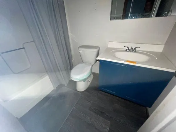 a bathroom with a sink and a toilet