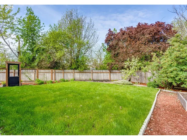 a view of outdoor space and yard