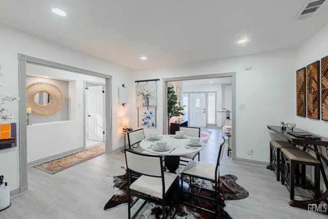 a view of a livingroom with furniture and window