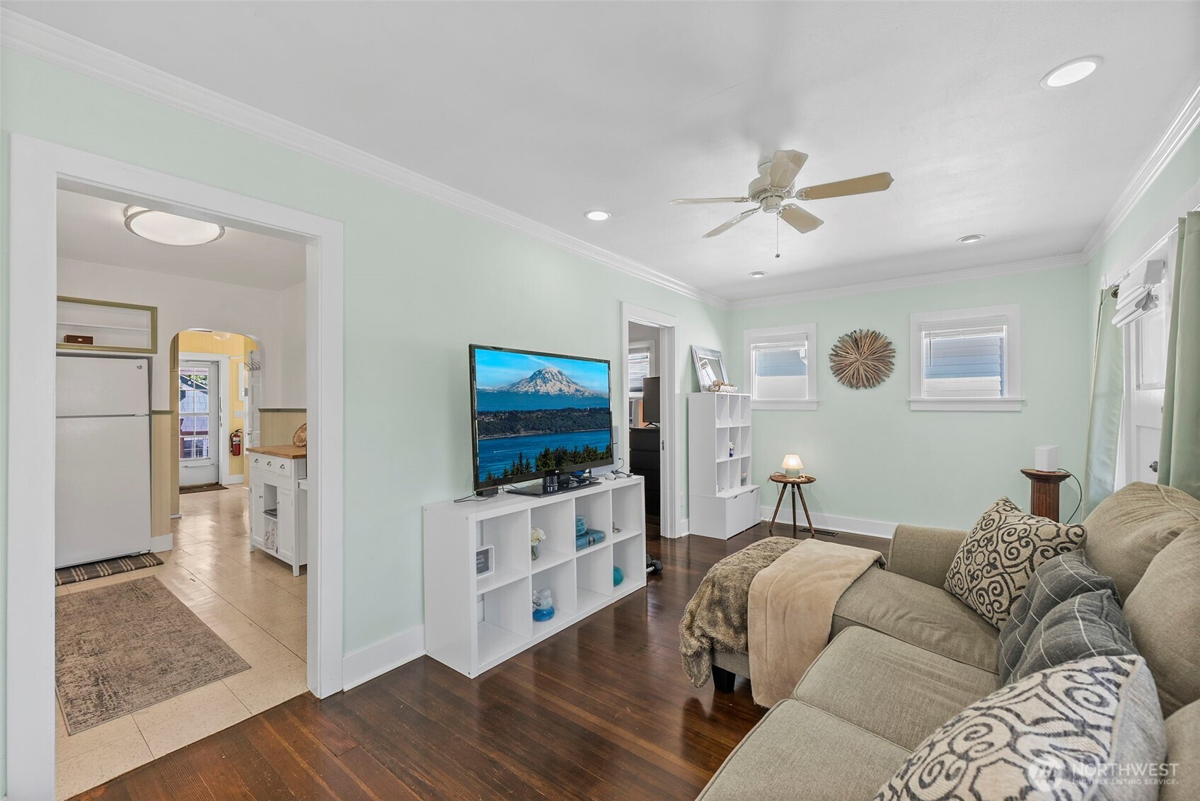 2121 5th Street Bremerton, WA 98312 - Photo 11 of 32 a spacious bedroom with a bed and a flat screen tv