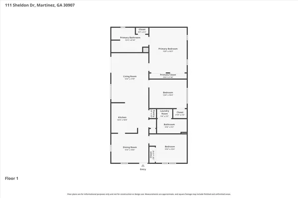 $160,000 | 111 Sheldon Drive, Martinez, GA 30907