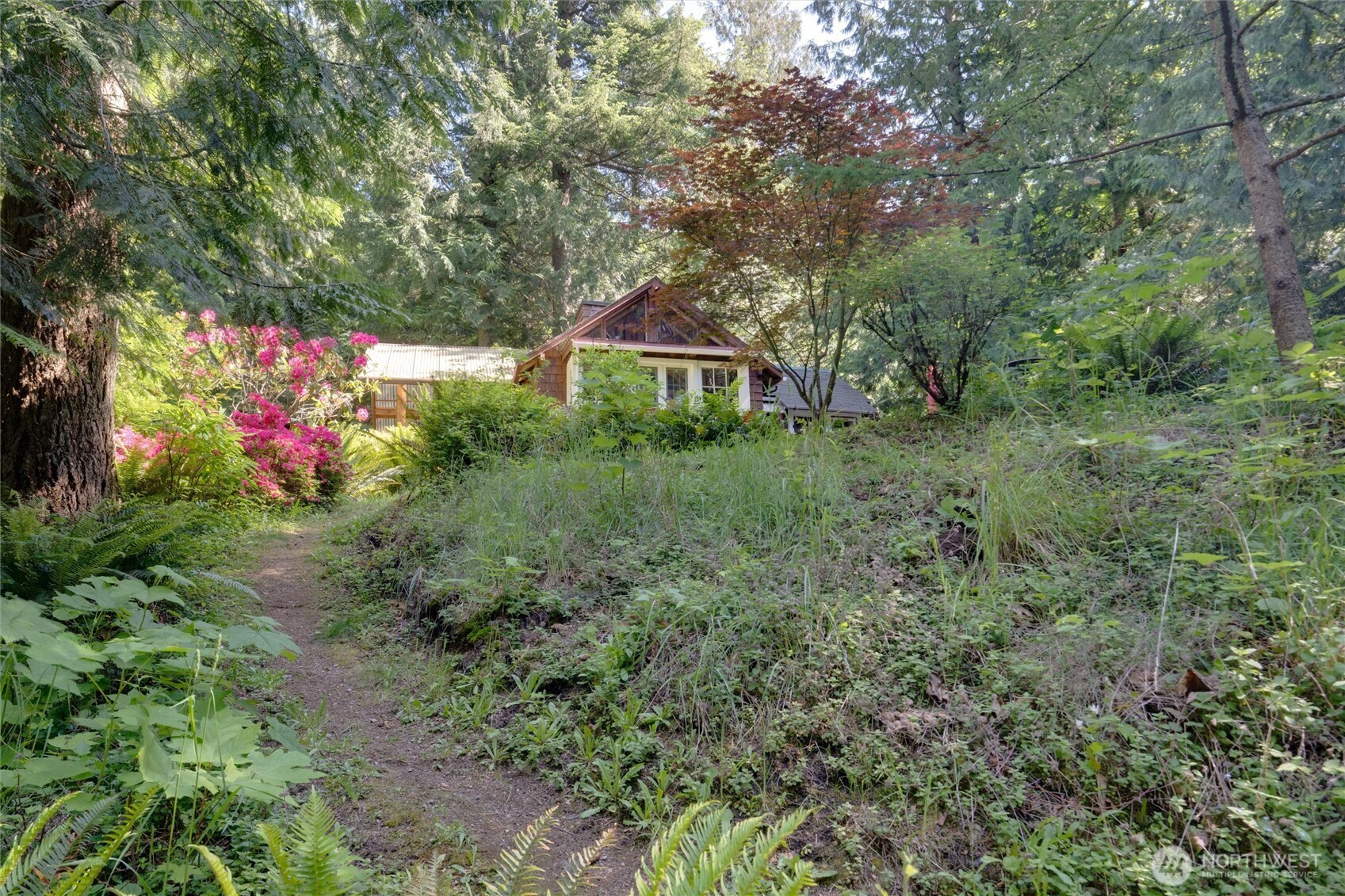 4315 Nordum Road Everson, WA 98247 - Photo 8 of 40 a view of a house with a big yard and potted plants