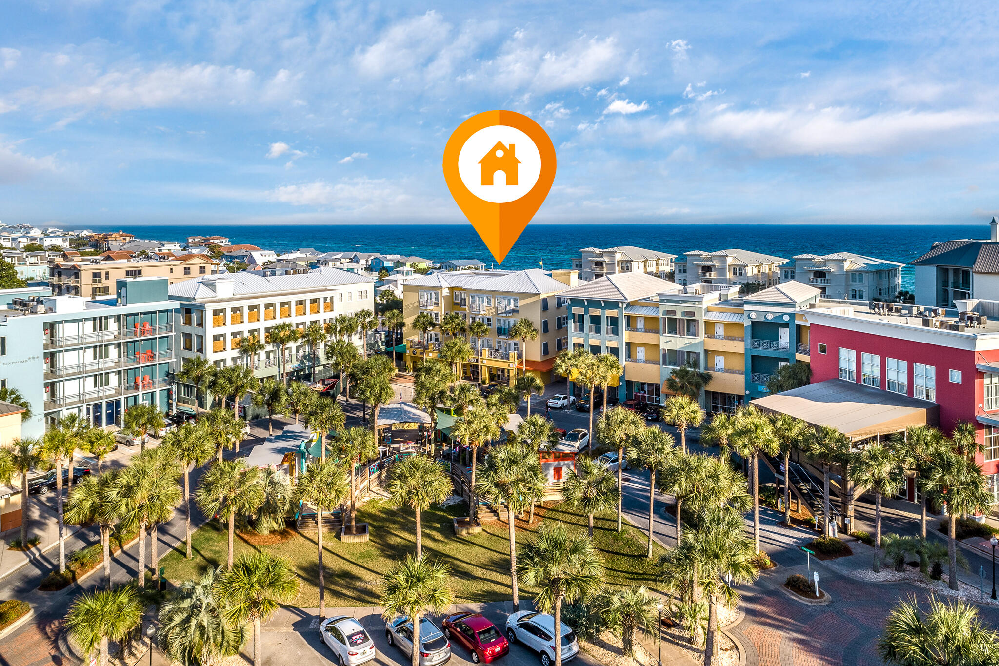 45 Town Center Loop, Unit 314 Santa Rosa Beach, FL 32459 - Photo 31 of 38 a view of swimming pool with outdoor seating