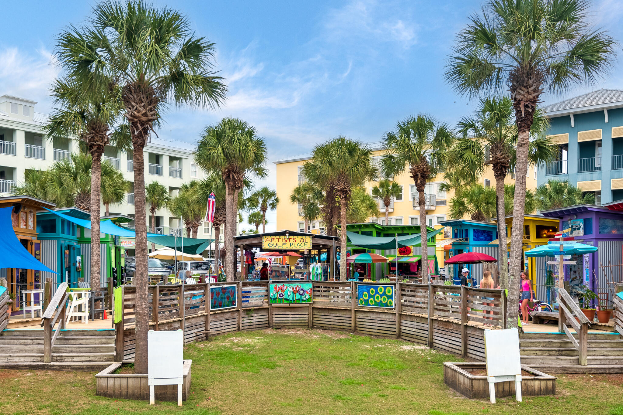 45 Town Center Loop, Unit 314 Santa Rosa Beach, FL 32459 - Photo 34 of 38 a view of outdoor space with seating area