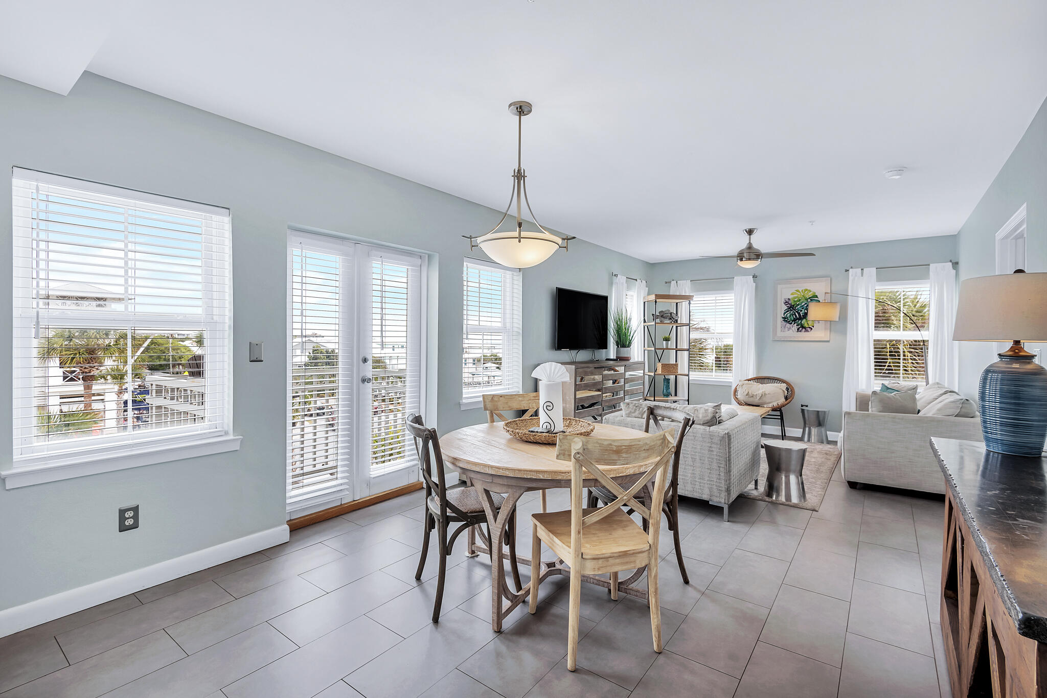 45 Town Center Loop, Unit 314 Santa Rosa Beach, FL 32459 - Photo 8 of 38 a view of a dining room with furniture window and outside view