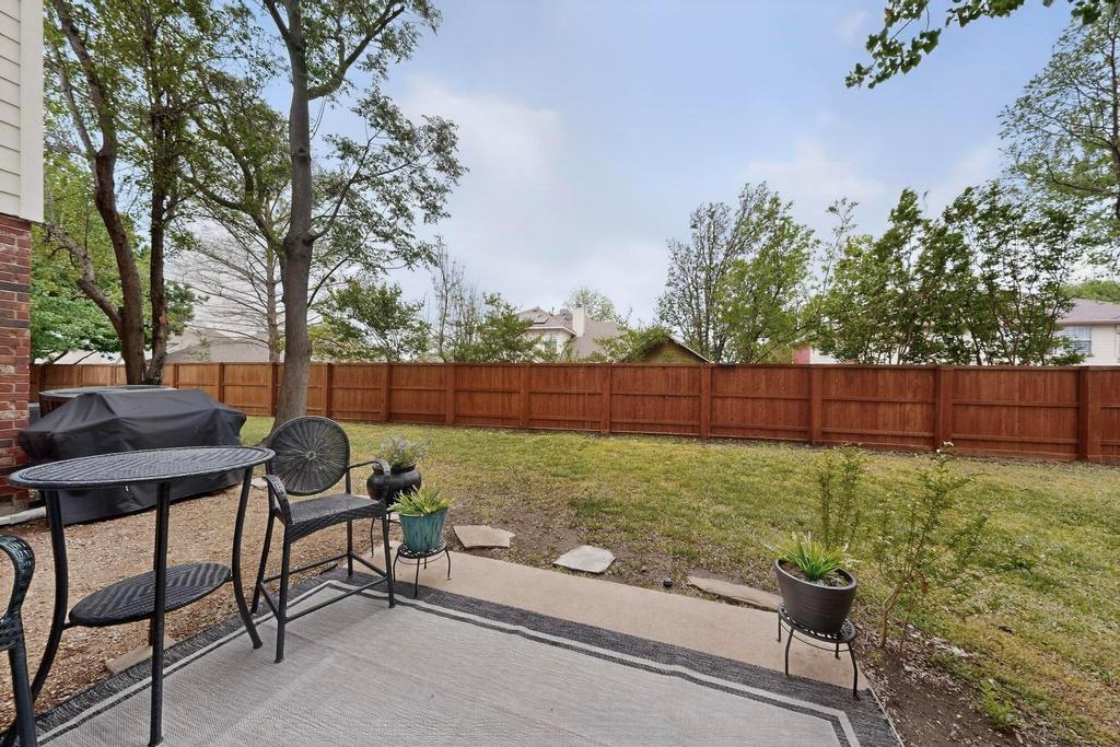 236 Hope Circle Murphy, TX 75094 - Photo 30 of 37 Lovely patio with a awesome view of the backyard