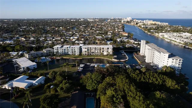 a view of city and mountain
