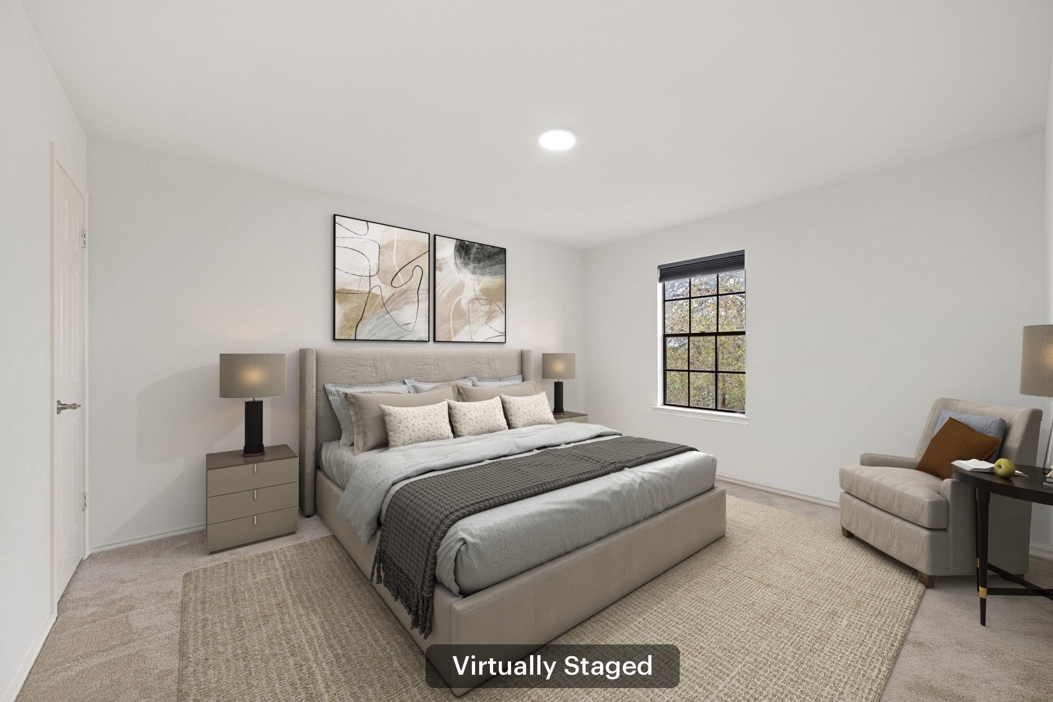 11942 Bittern Hollow Austin, TX 78758 - Photo 15 of 29 a bedroom with bed and window