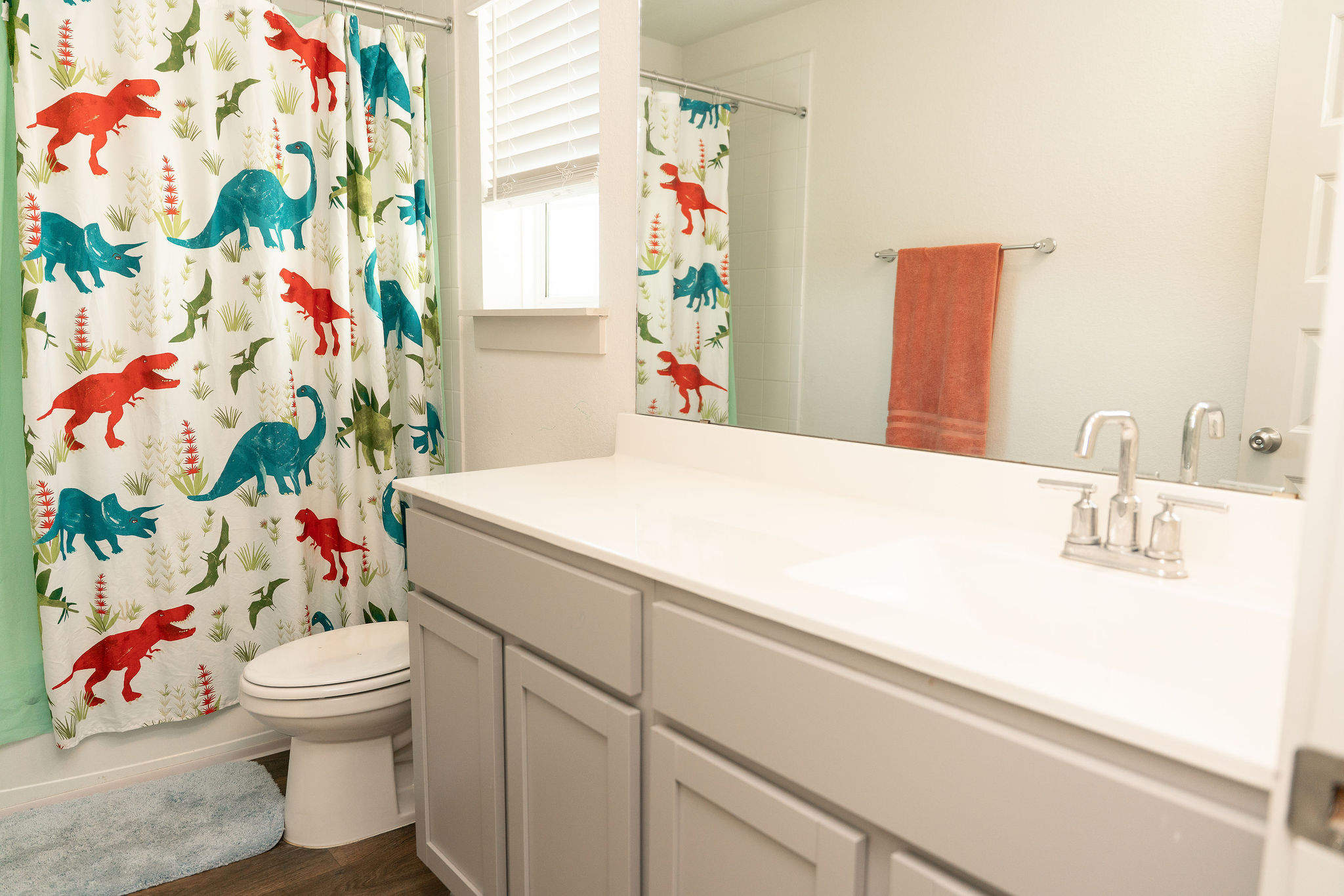 120 Wichita River Road Hutto, TX 78634 - Photo 23 of 31 Clean lines and a spacious vanity create a highly functional modern washroom.