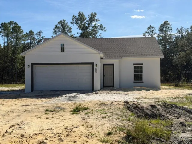 a house with trees in the background