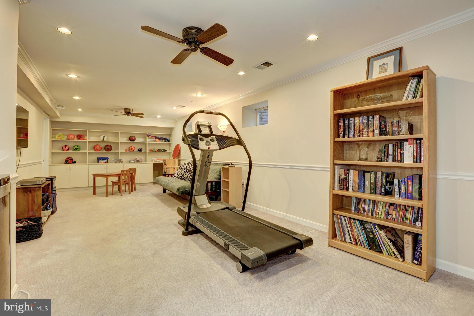 11909 Hunting Ridge Court Potomac, MD 20854 - Photo 25 of 27 Lower Level Recreation Room
