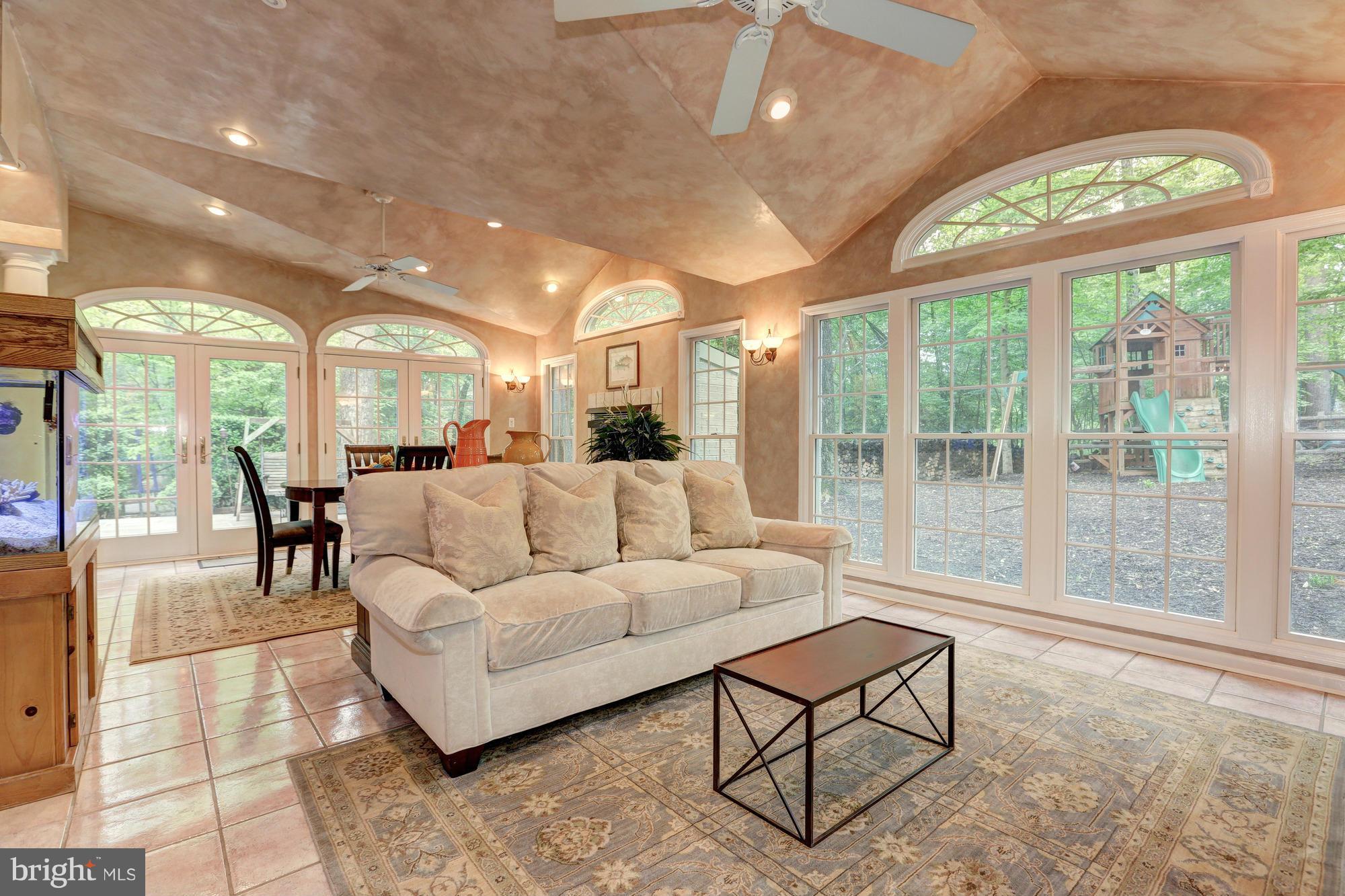 11909 Hunting Ridge Court Potomac, MD 20854 - Photo 7 of 27 Great Room with Cathedral Ceiling