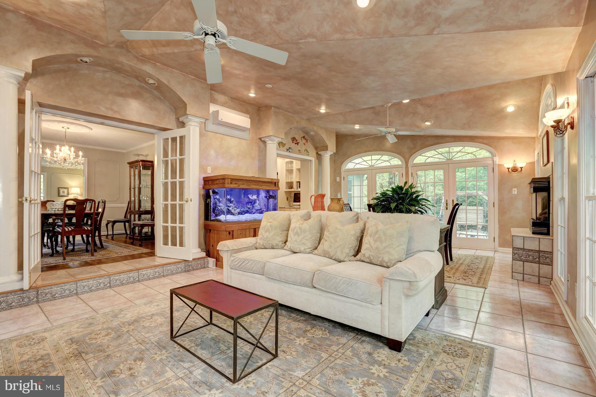 11909 Hunting Ridge Court Potomac, MD 20854 - Photo 8 of 27 Great Room with Cathedral Ceiling