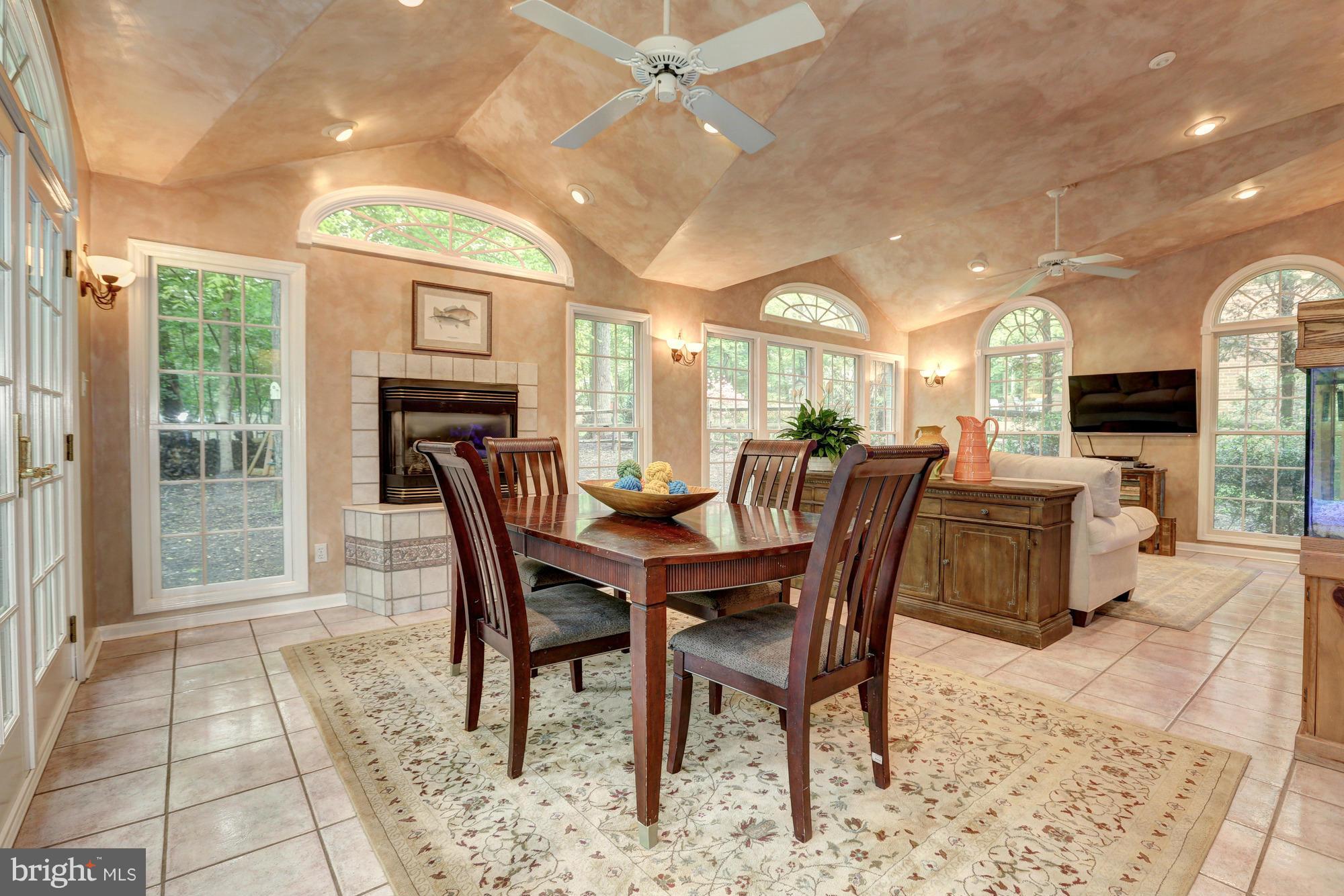 11909 Hunting Ridge Court Potomac, MD 20854 - Photo 10 of 27 Breakfast Nook with Gas Fireplace