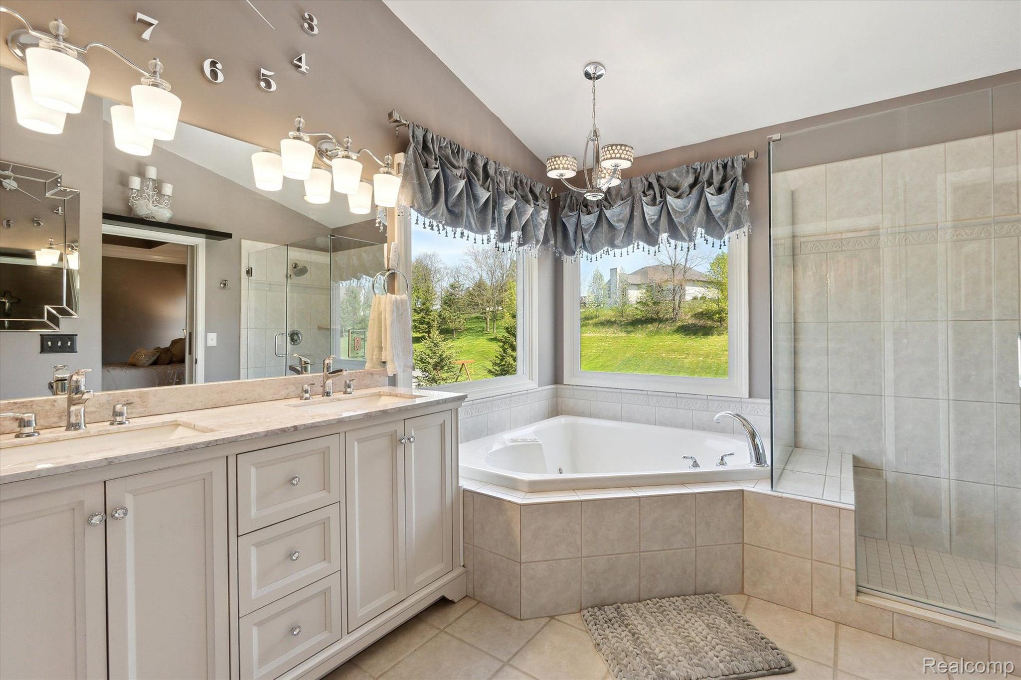 218 Locust Point Howell, MI 48843 - Photo 22 of 59 Jetted Tub in Primary Suite