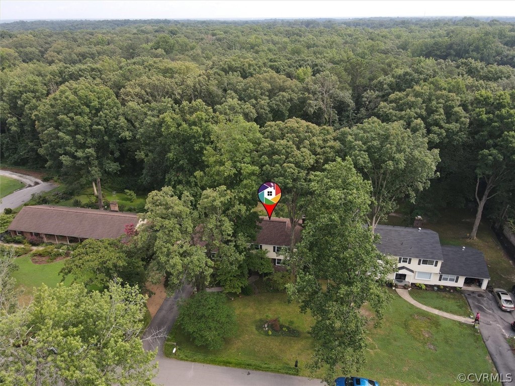 4005 Hidden Valley Road Chester, VA 23831 - Photo 37 of 43 an aerial view of a house with a yard