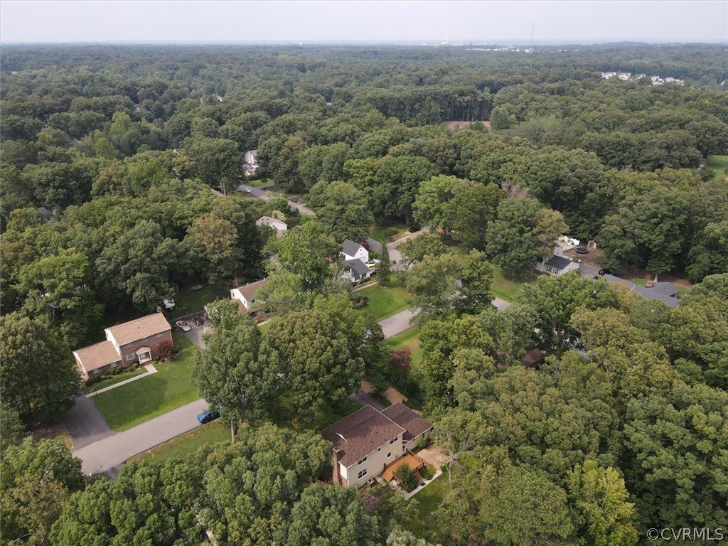 4005 Hidden Valley Road Chester, VA 23831 - Photo 40 of 43 an aerial view of a house with a yard