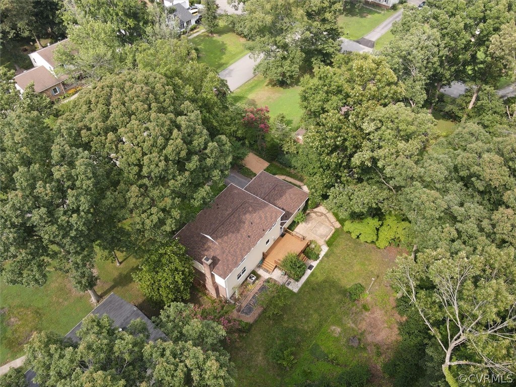 4005 Hidden Valley Road Chester, VA 23831 - Photo 42 of 43 an aerial view of house with yard