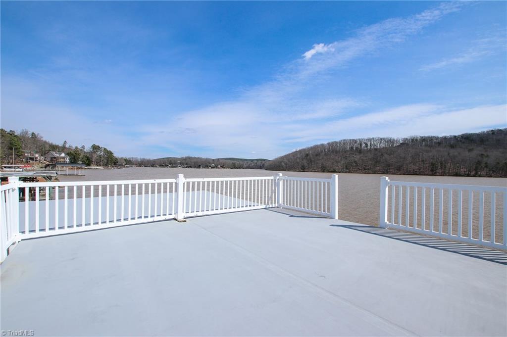 516 Shoreline Road New London, NC 28127 - Photo 11 of 26 Upper deck of pier overlooking Uwharrie National Forest