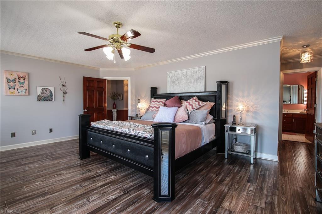 516 Shoreline Road New London, NC 28127 - Photo 18 of 26 Master bedroom with new flooring
