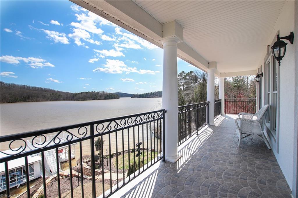 516 Shoreline Road New London, NC 28127 - Photo 19 of 26 Upper level veranda off of Master and 2nd bedroom