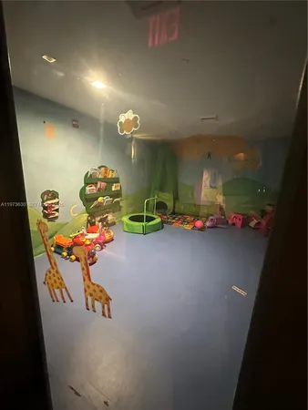 a view of a garage with stuff