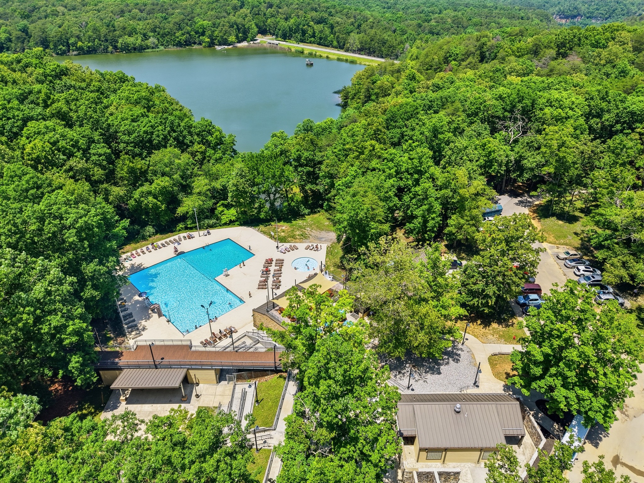 118 Cherokee Road Spencer, TN 38585 - Photo 85 of 85 an aerial view of a house with outdoor space and lake view