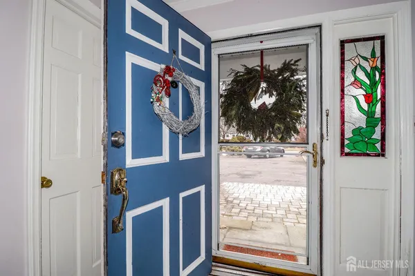 a view of a entryway door of the house