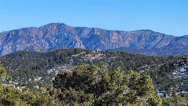 a view of outdoor space and a mirror
