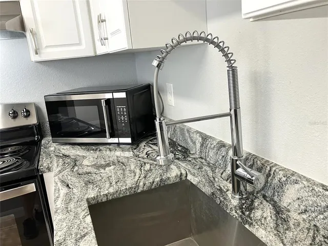 a view of a glass door with a glass door