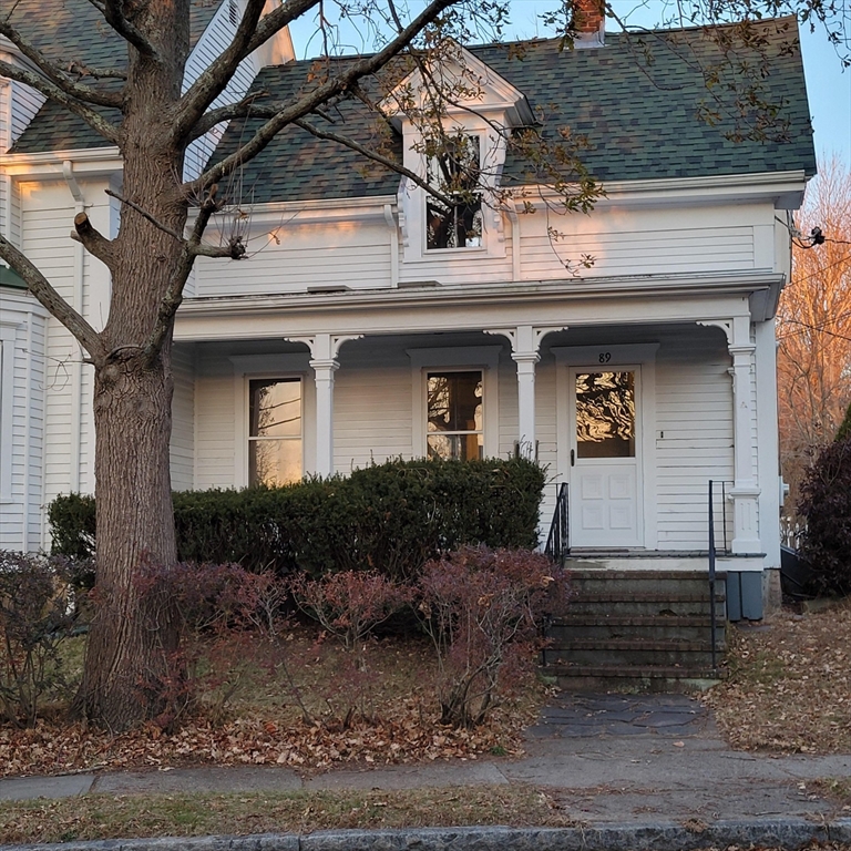 a view of a house with a outdoor space
