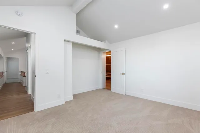 a backyard of a house with seating space