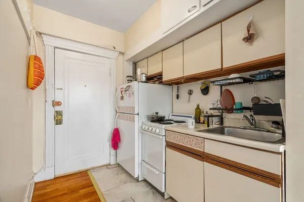 a room with storage and utility