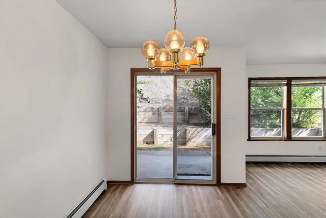 wooden floor in an empty room