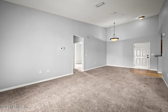 a view of empty room