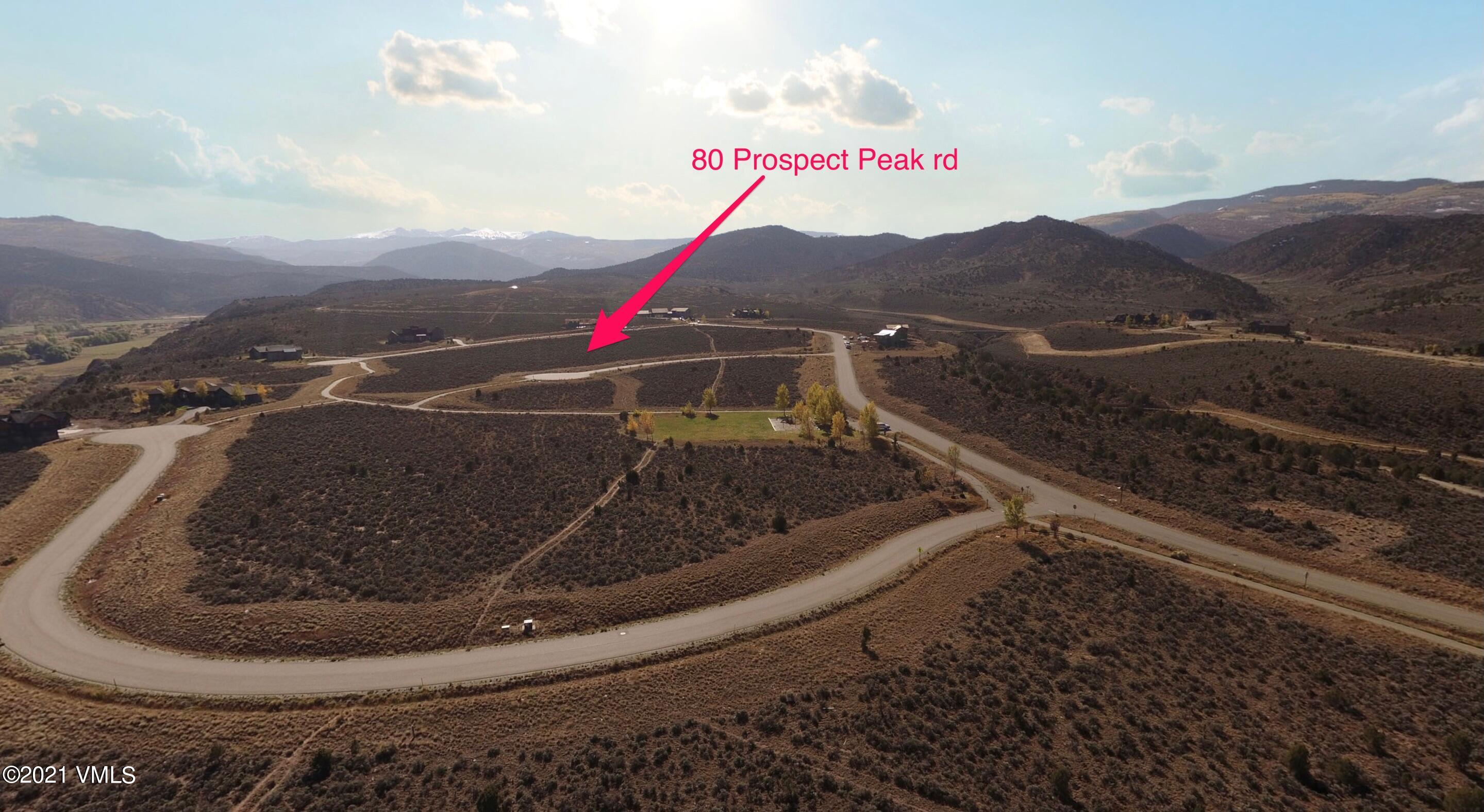 80 Prospect Peak Road Eagle, CO 81631 - Photo 1 of 2 80 prospect peak drone labeled