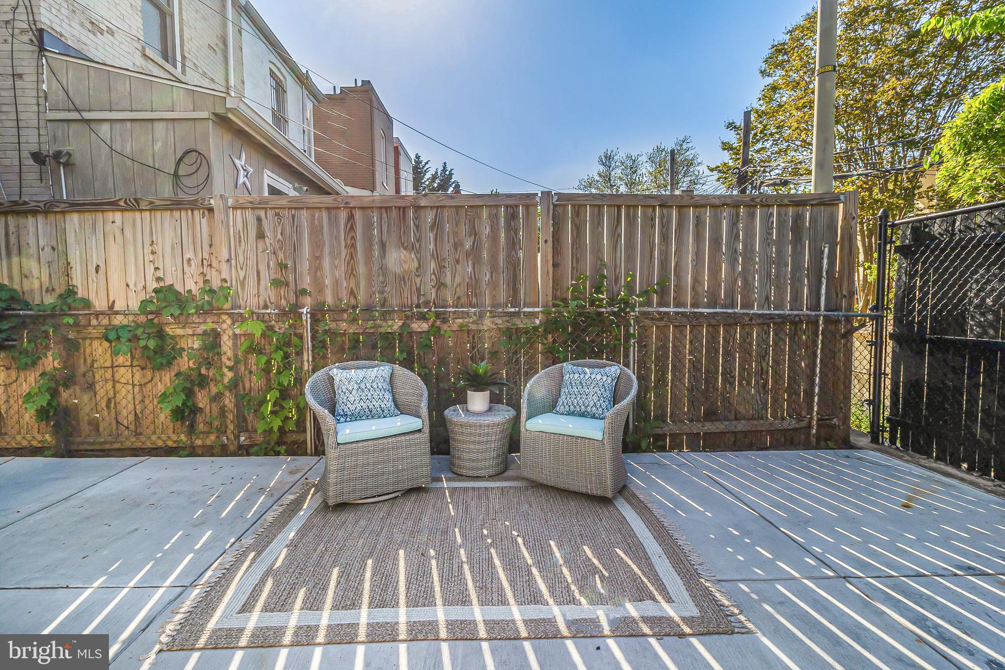1312 E Street Northeast Washington, DC 20002 - Photo 26 of 28 BACKYARD PATIO