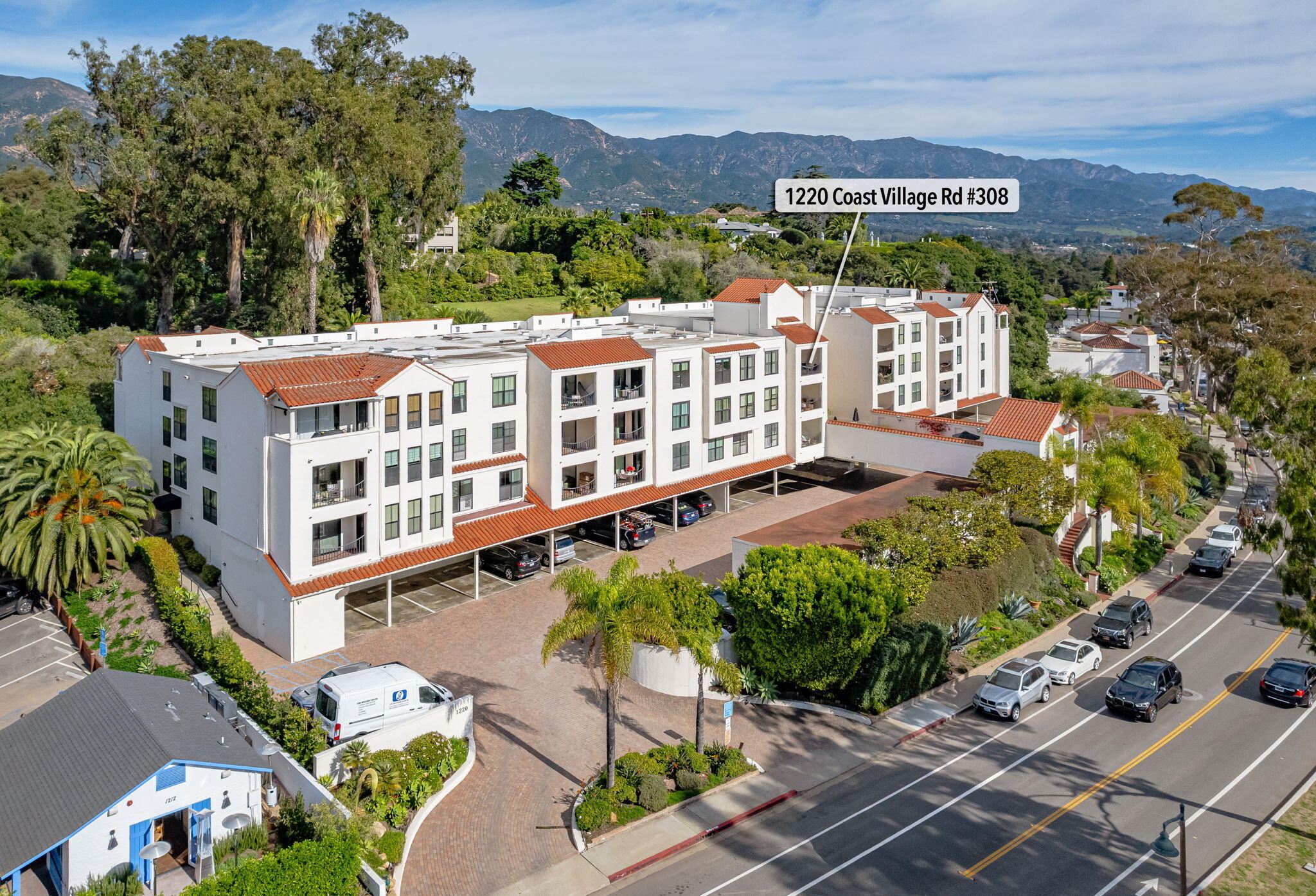 1220 Coast Village Road, Unit 308 Santa Barbara, CA 93108 - Photo 26 of 27 02-1220 Coast Village Rd (aerial)