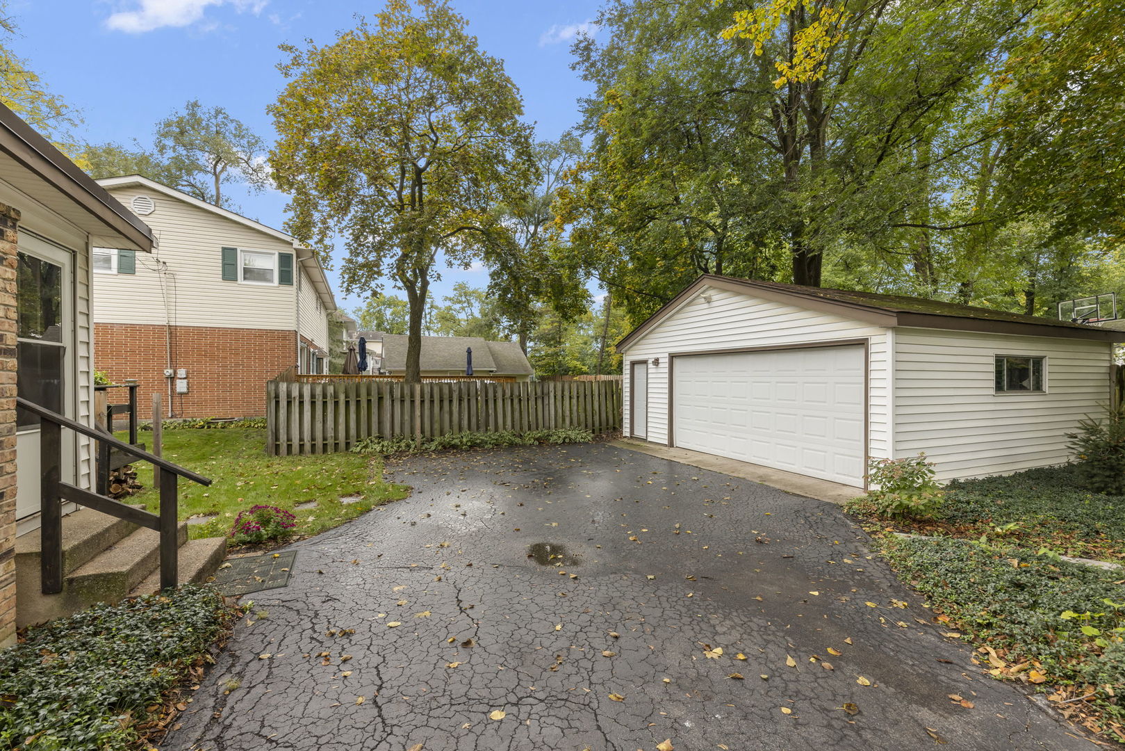 1837 Pine Road Homewood, IL 60430 - Photo 19 of 25 a view of backyard and wooden fence