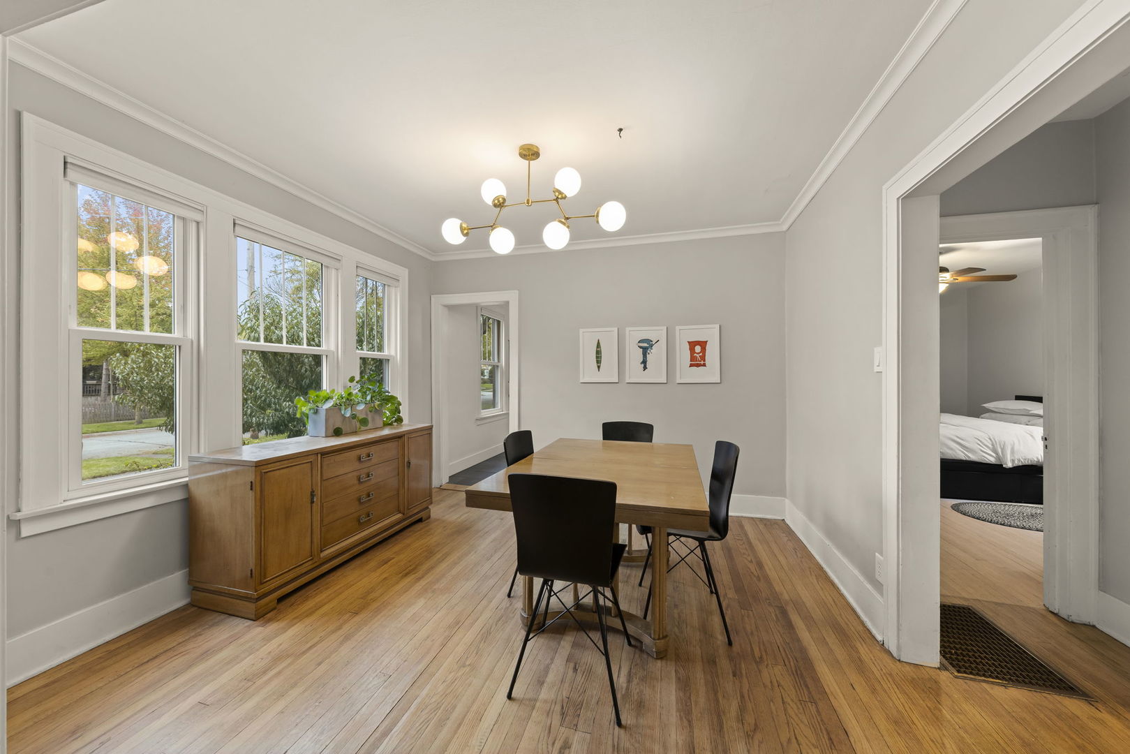 1837 Pine Road Homewood, IL 60430 - Photo 6 of 25 a view of a dining room with furniture window and wooden floor