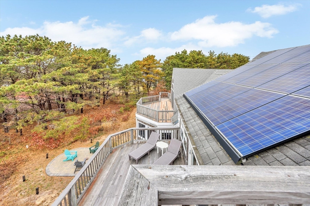 128 Shore Road Truro, MA 02666 - Photo 33 of 42 a view of a balcony with ocean view