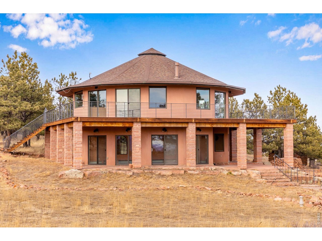 3001 Eagle Ridge Road Lyons, CO 80540 - Photo 45 of 50 a front view of a house