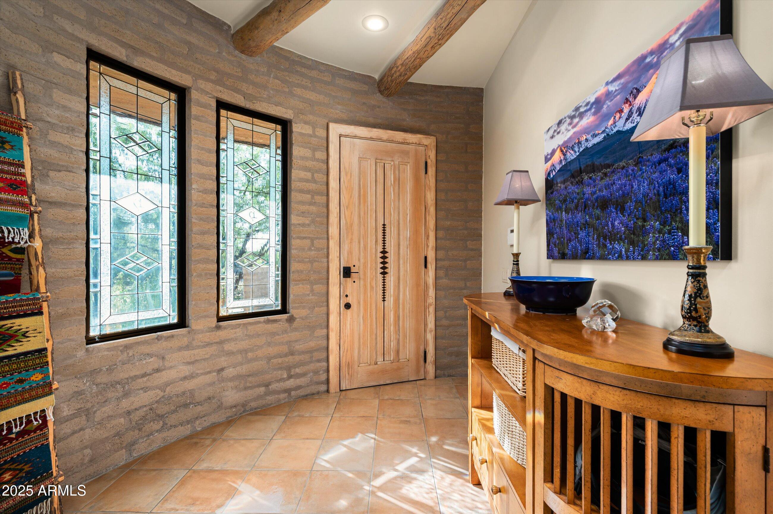 9301 East Bajada Road Scottsdale, AZ 85262 - Photo 8 of 39 Adobe Wall Foyer